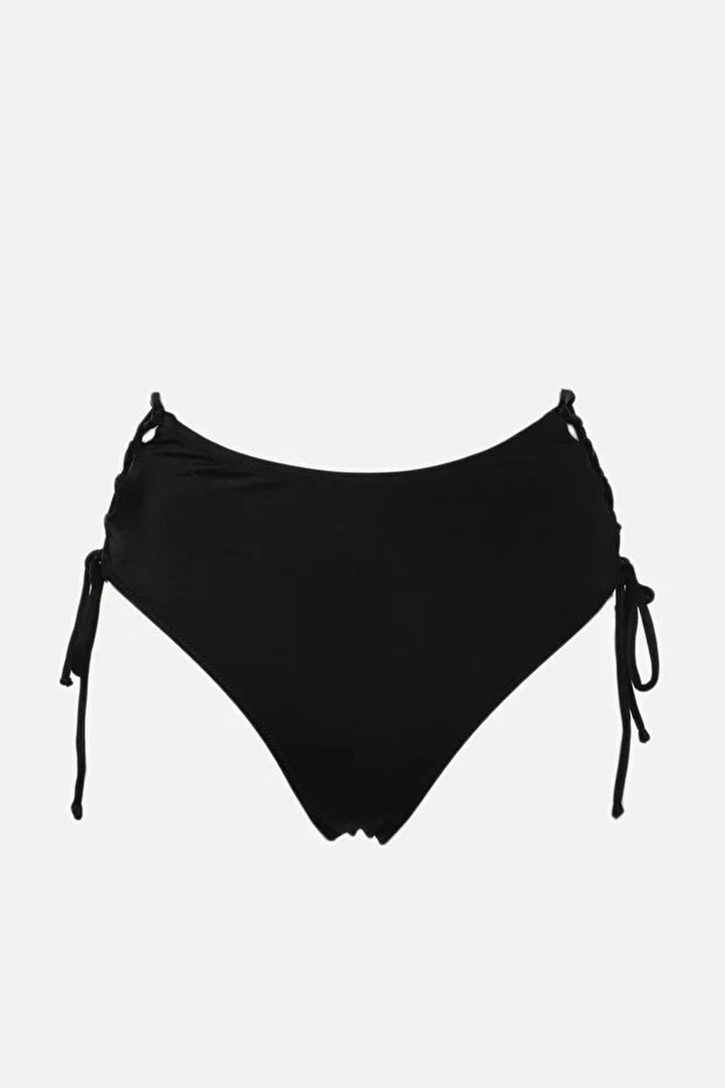 Trimmed Regular High Waist Bikini Bottom