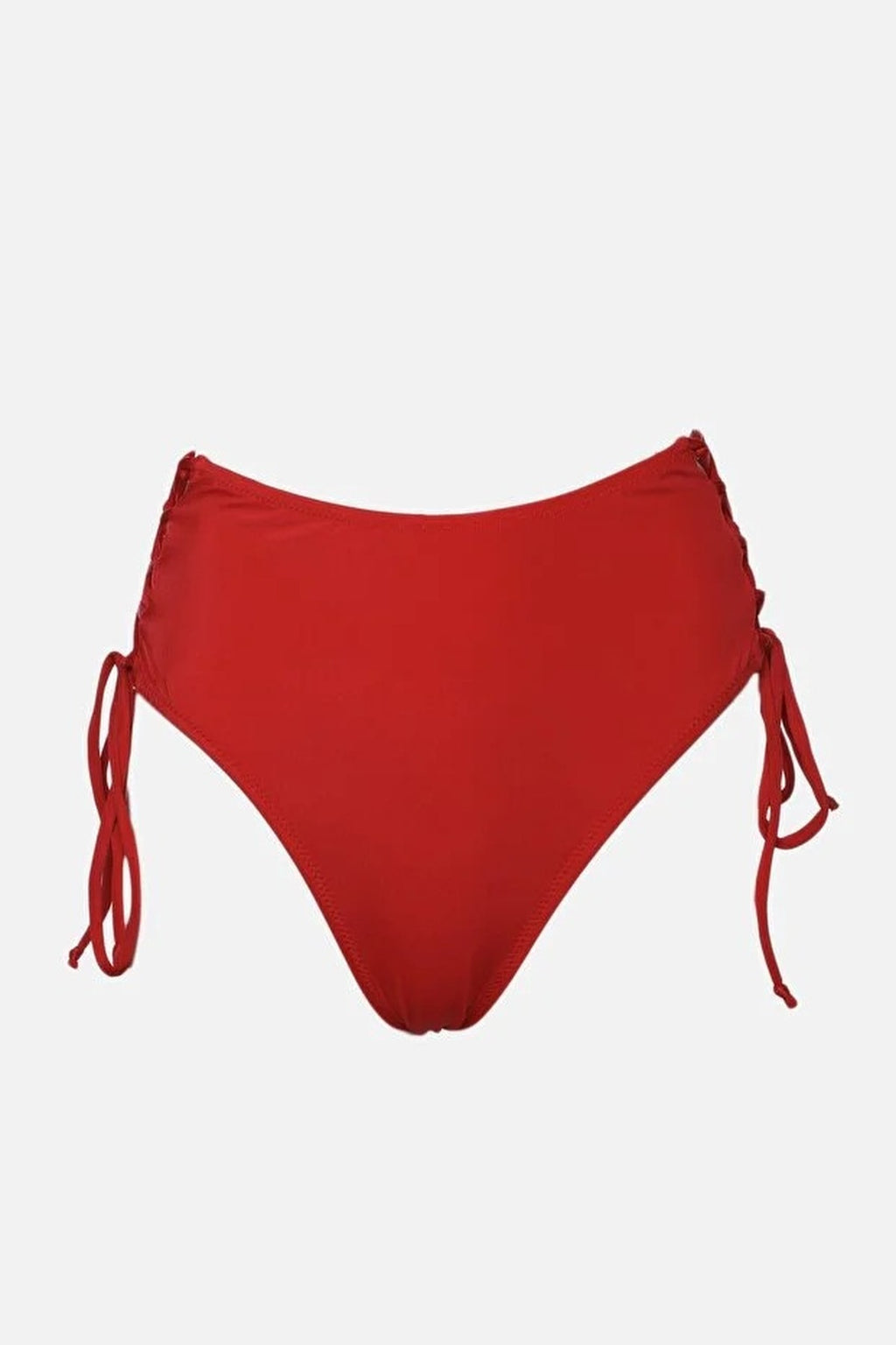 Trimmed Regular High Waist Bikini Bottom