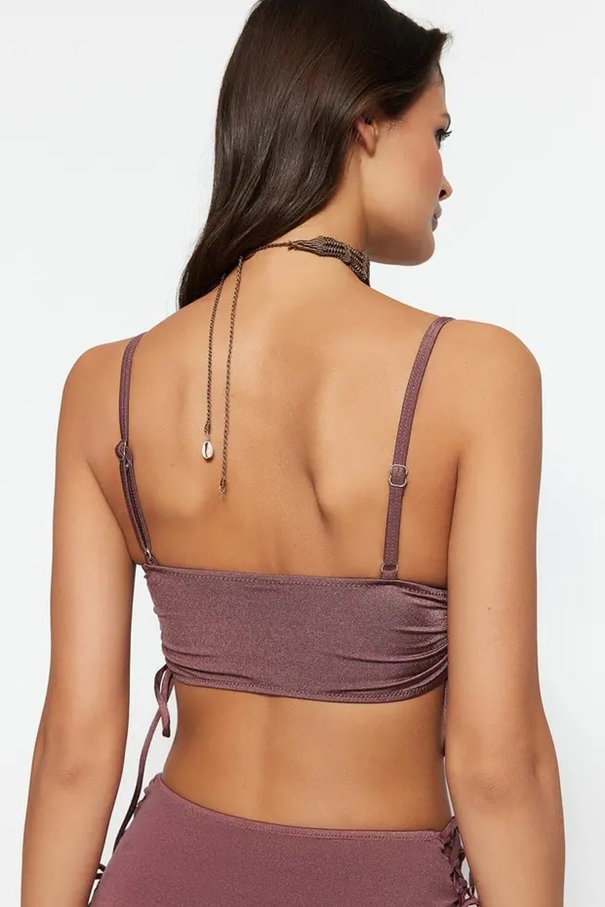 Tunnel Bralette Covered Bikini Top