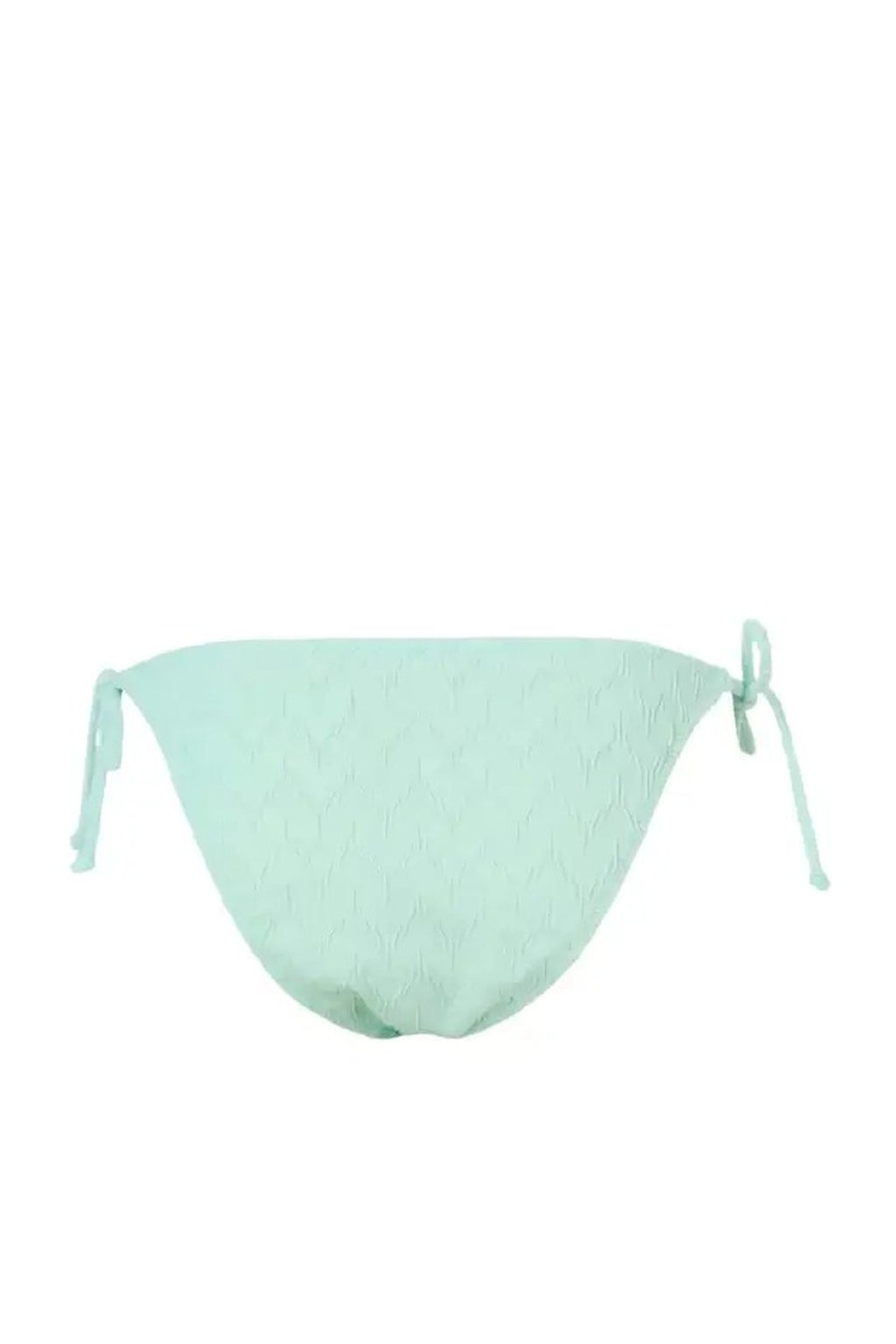 Tie-Up Textured Regular Bikini Bottom