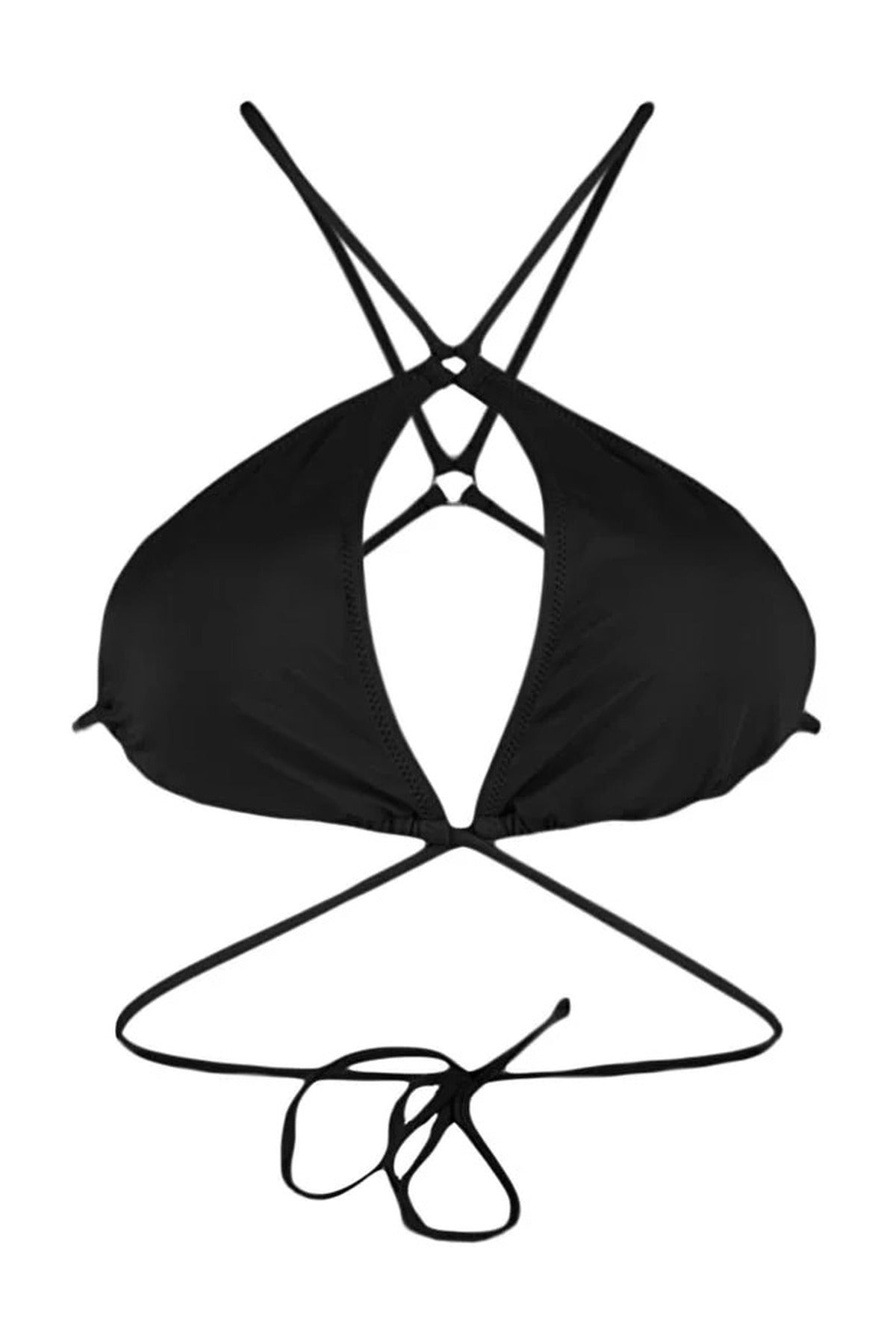 Halter Neck Bikini Top with Accessories