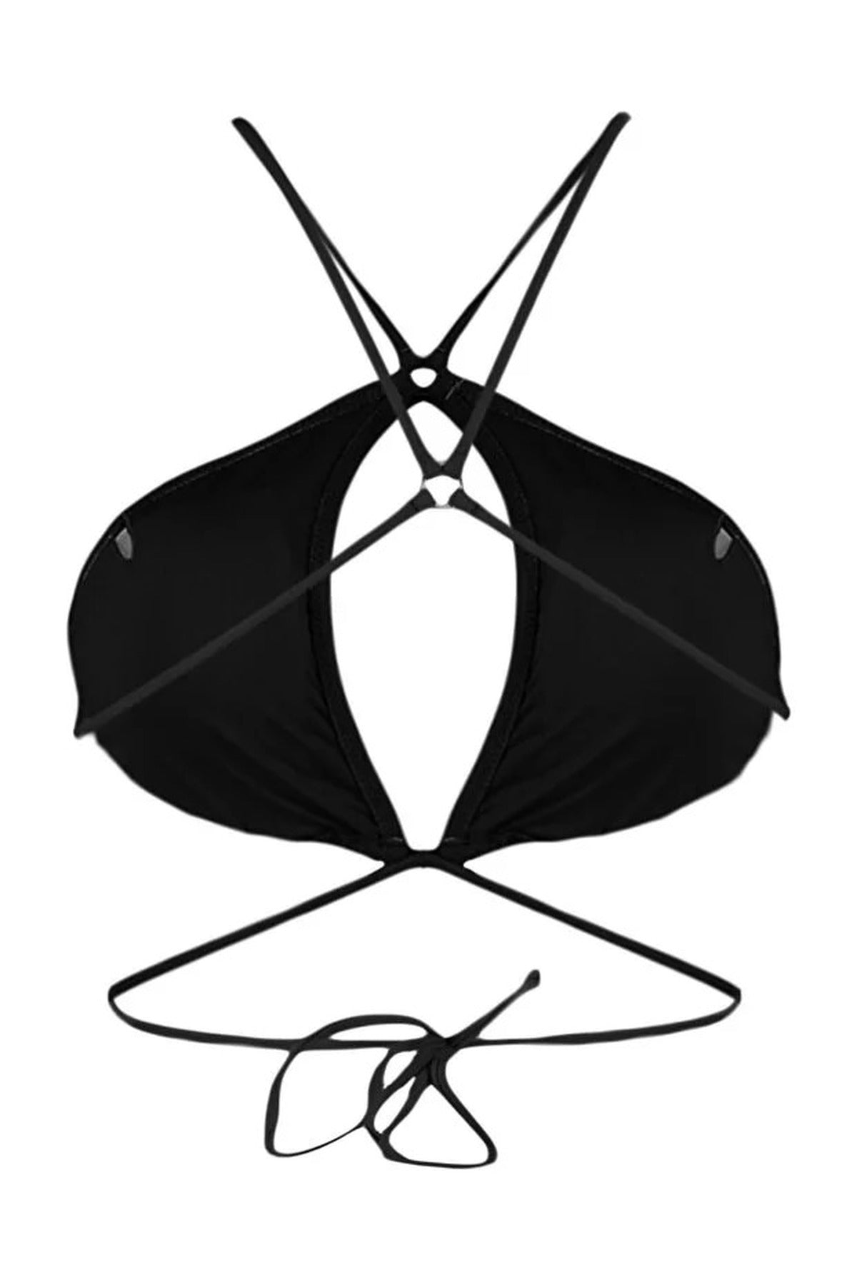 Halter Neck Bikini Top with Accessories