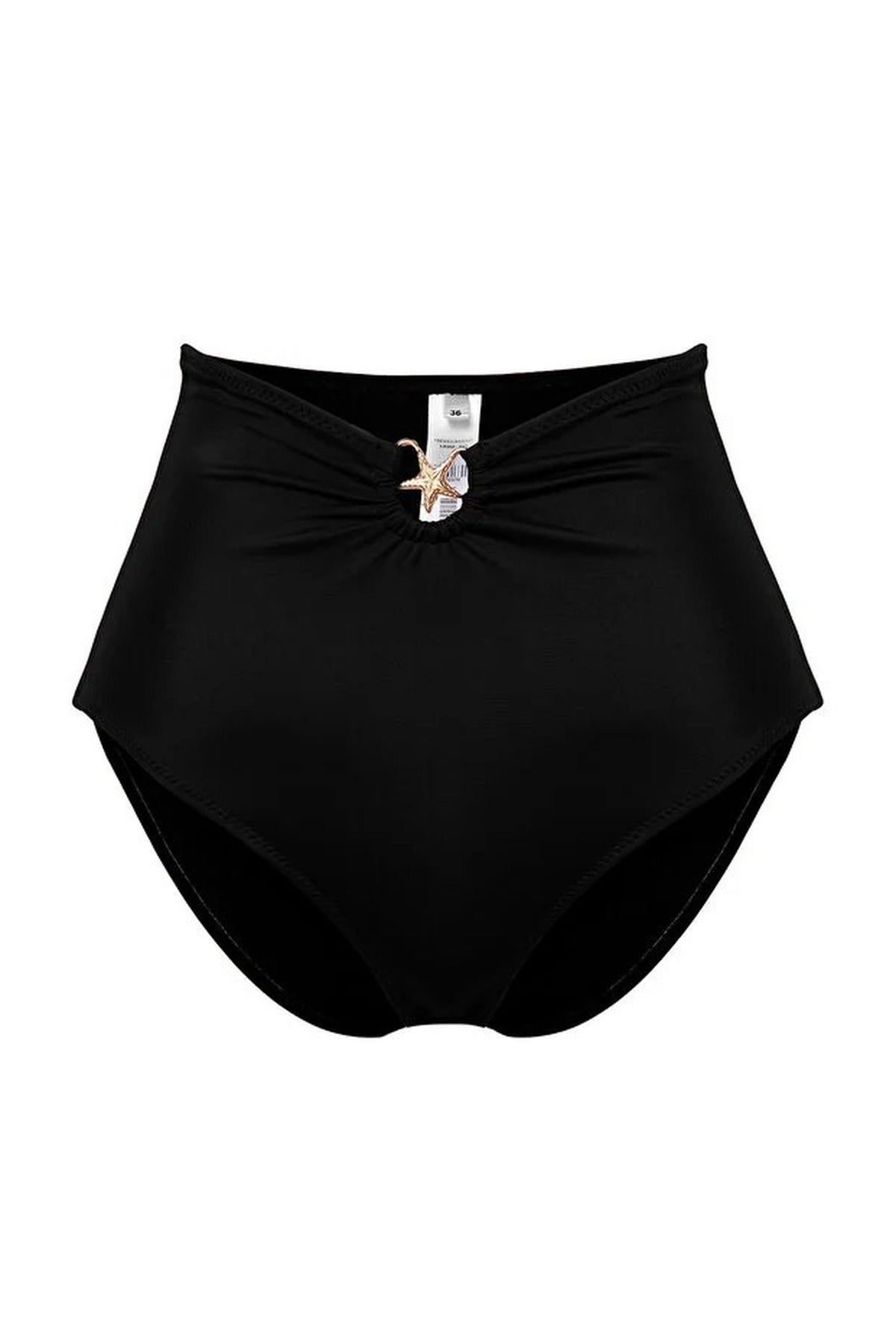 Regular High Waist Bikini Bottom with Accessories