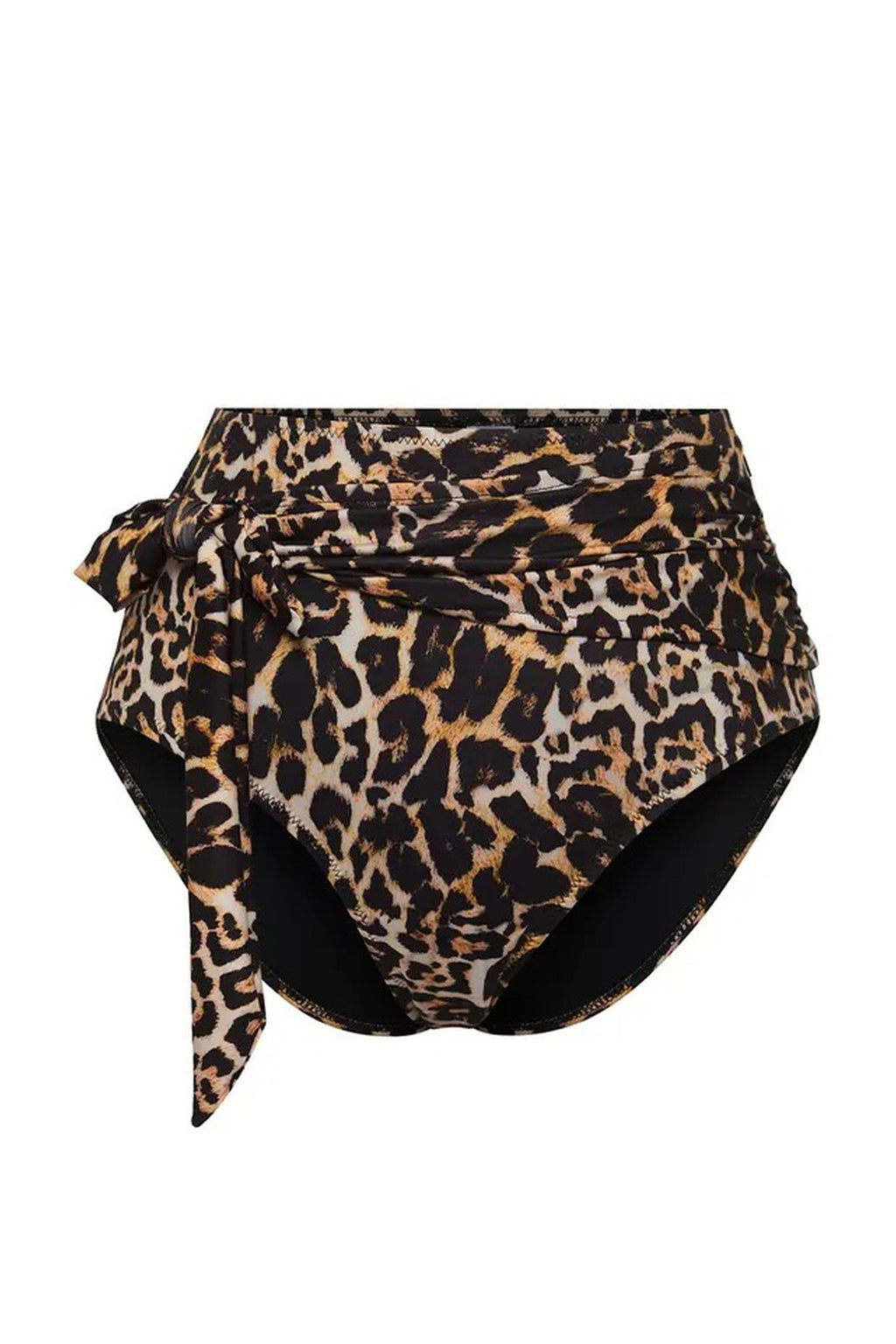 Tie-Up Hipster High-Waisted Bikini Bottom