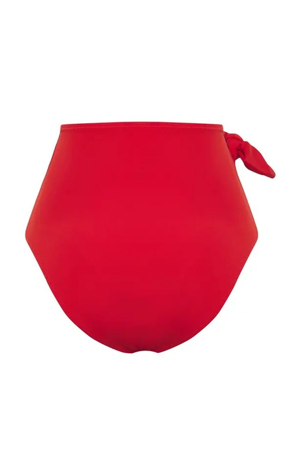 Tie-Up Hipster High-Waisted Bikini Bottom