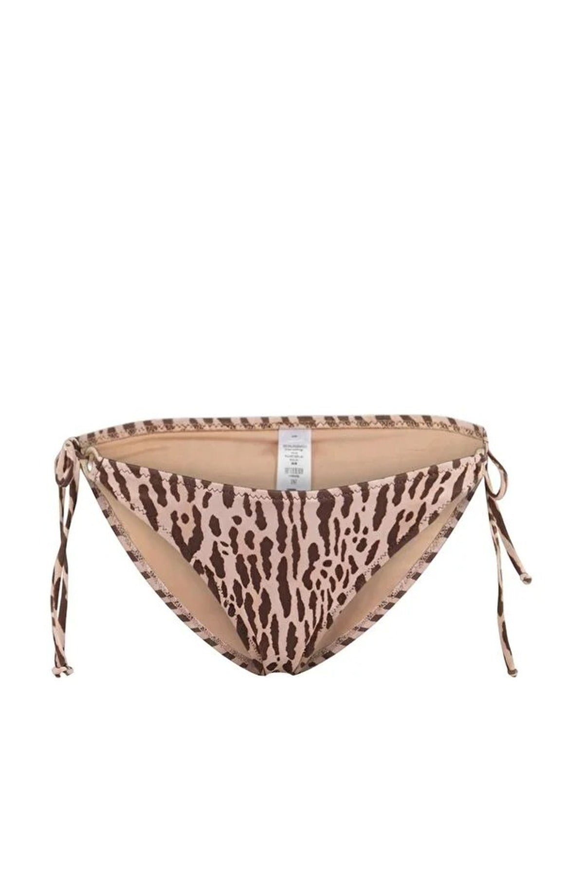 Zebra Patterned Regular Bikini Bottom with Accessories