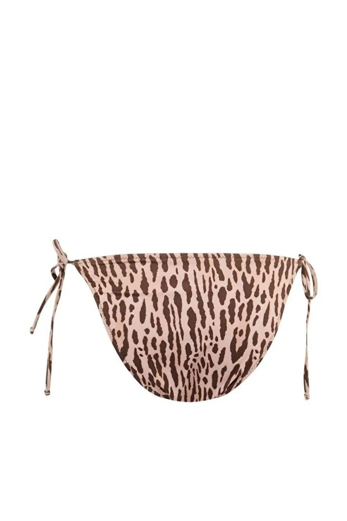 Zebra Patterned Regular Bikini Bottom with Accessories