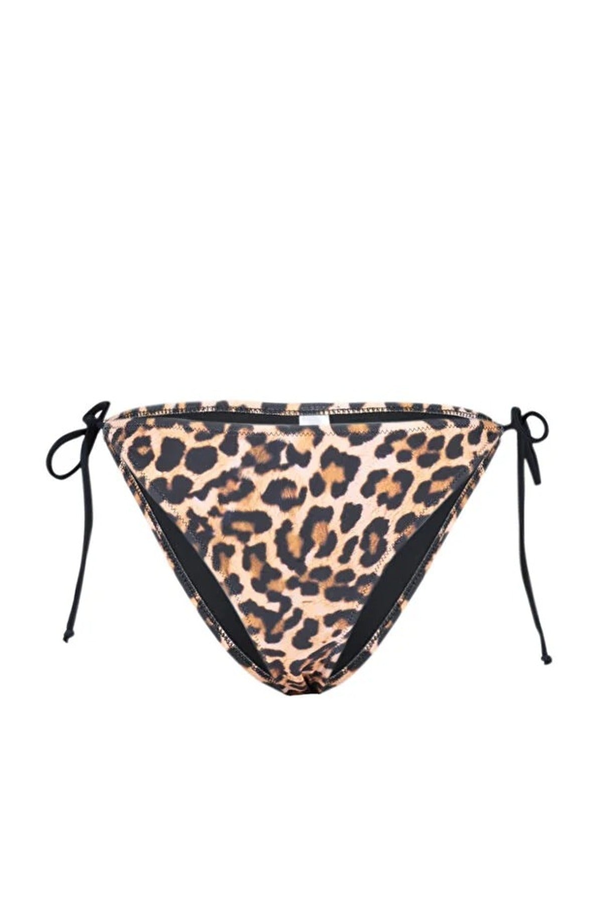 Leopard Print Regular Waist Bikini Bottom