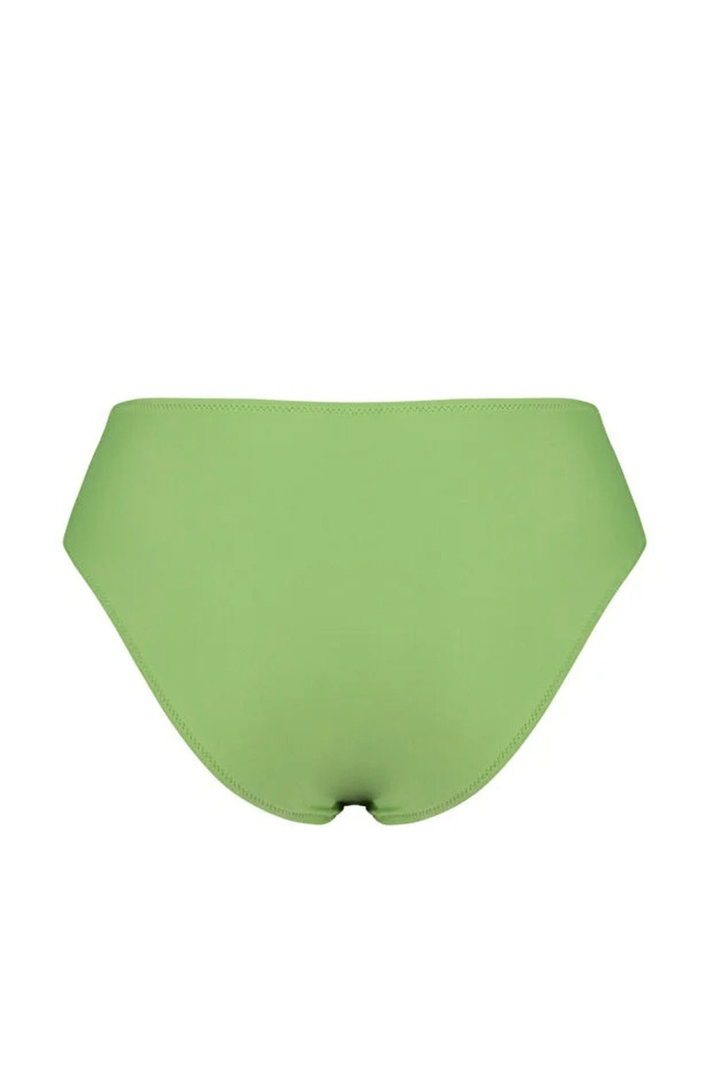 Draped Regular High-Waisted Bikini Bottom