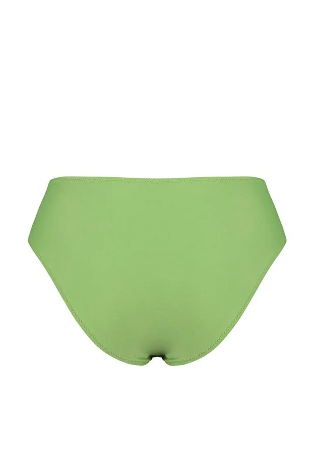 Draped Regular High-Waisted Bikini Bottom