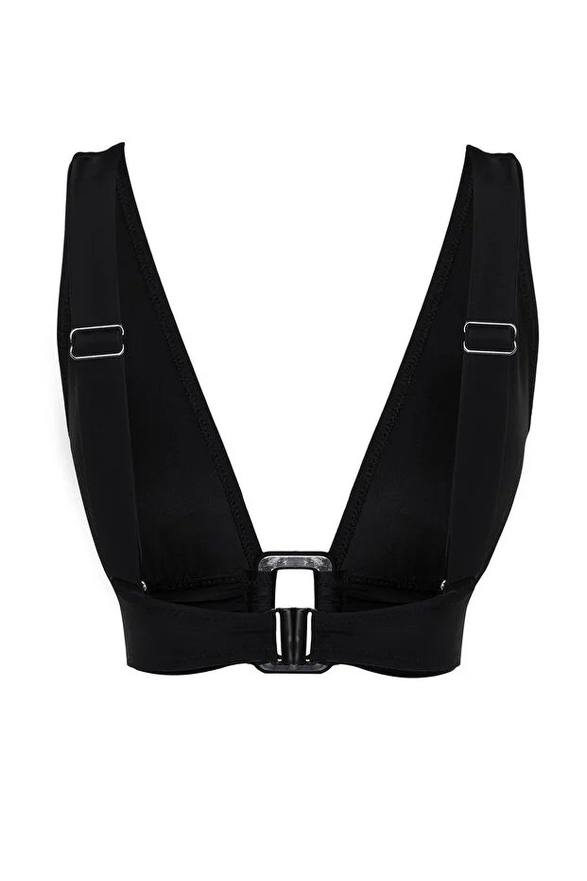 Triangle-Shaped Bikini Top with Accessories