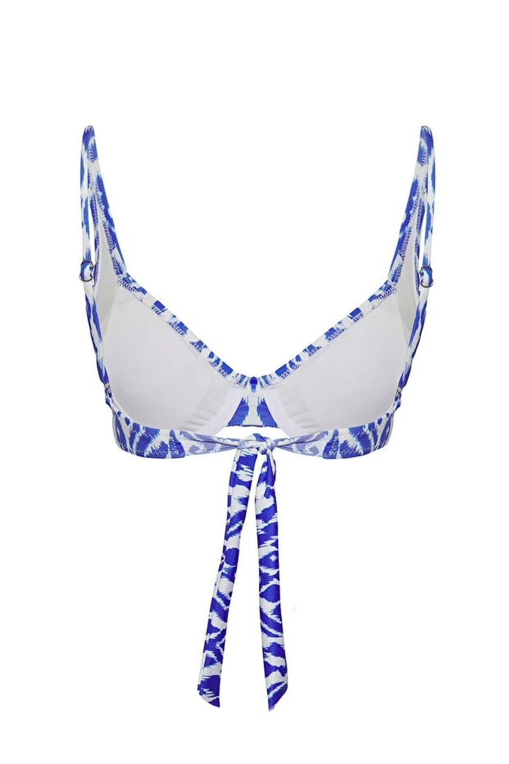 Ethnic Patterned Balconette Padded Bikini Top