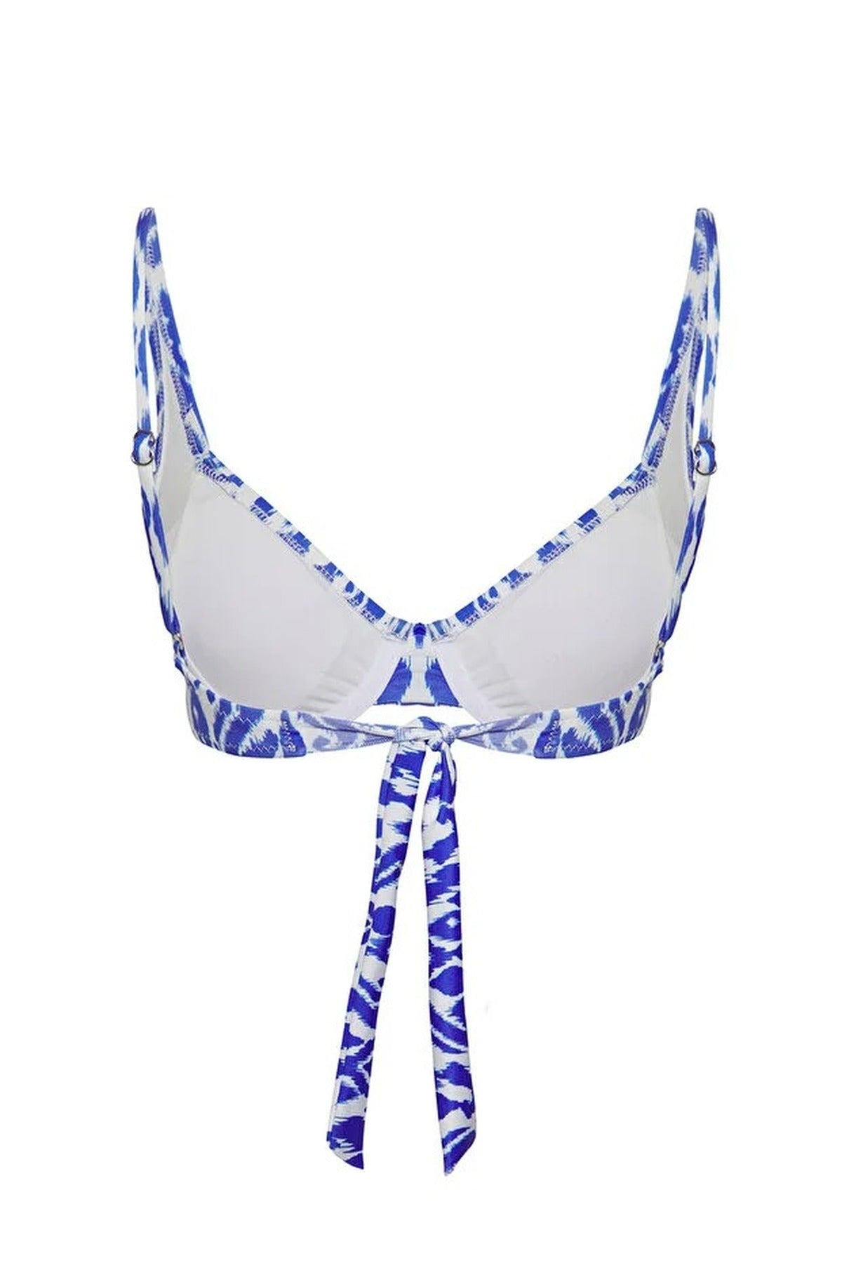 Ethnic Patterned Balconette Padded Bikini Top