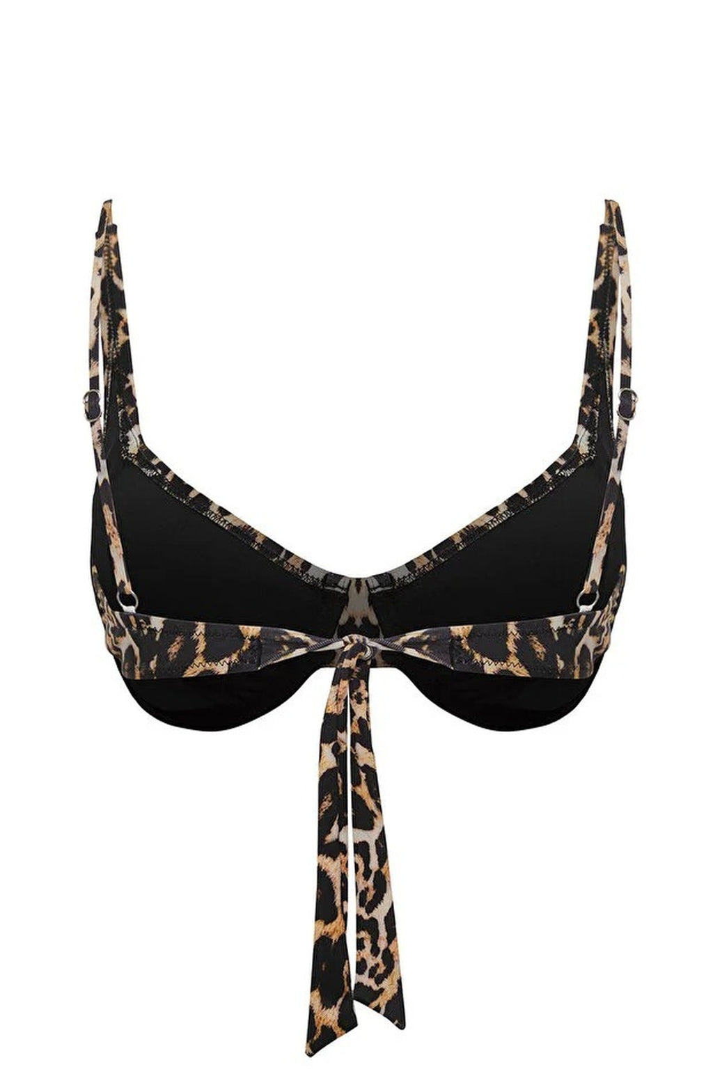 Ethnic Patterned Balconette Padded Bikini Top