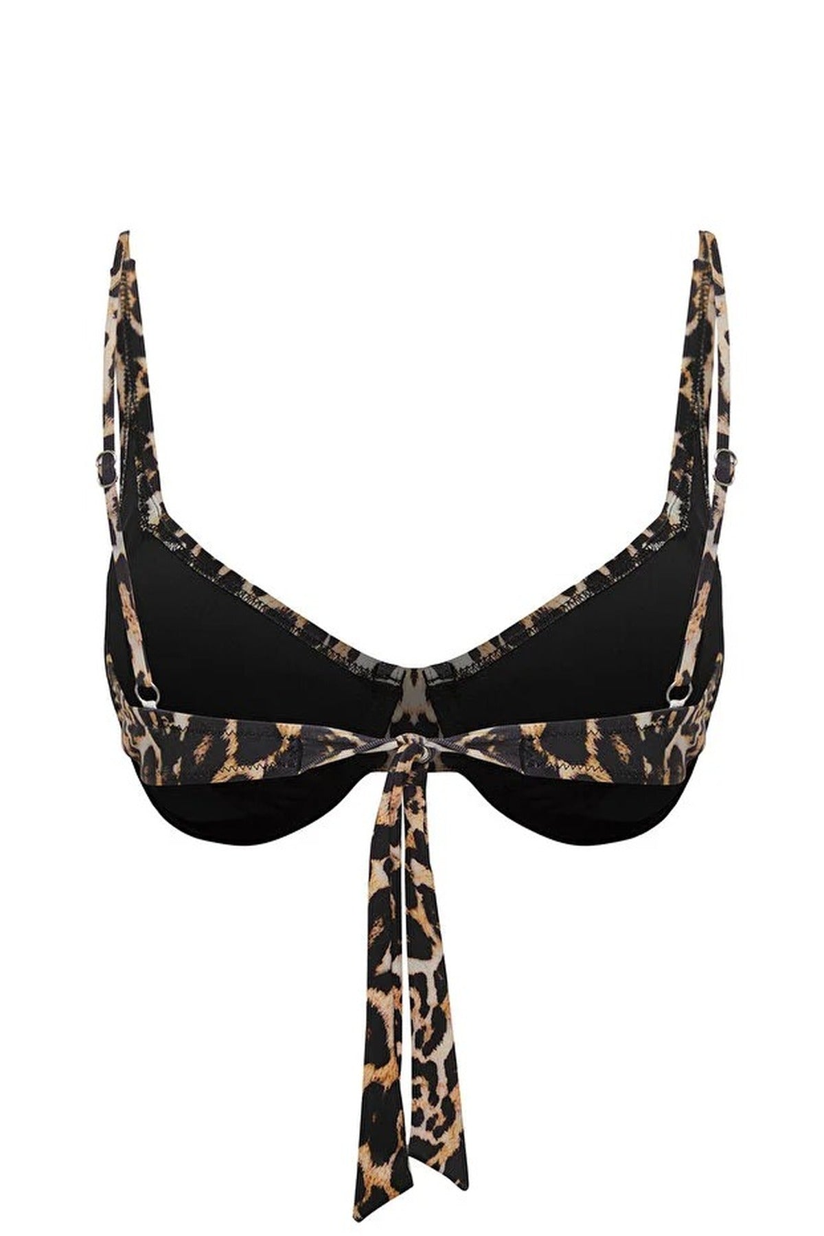 Ethnic Patterned Balconette Padded Bikini Top