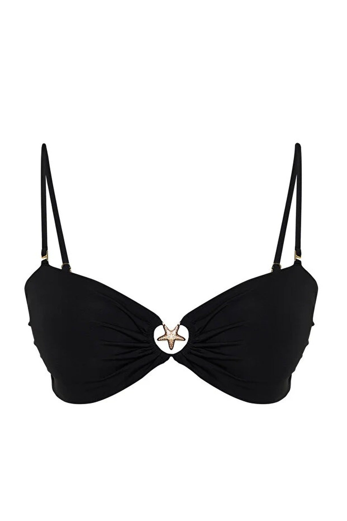 Strapless Covered Bikini Top with Accessories