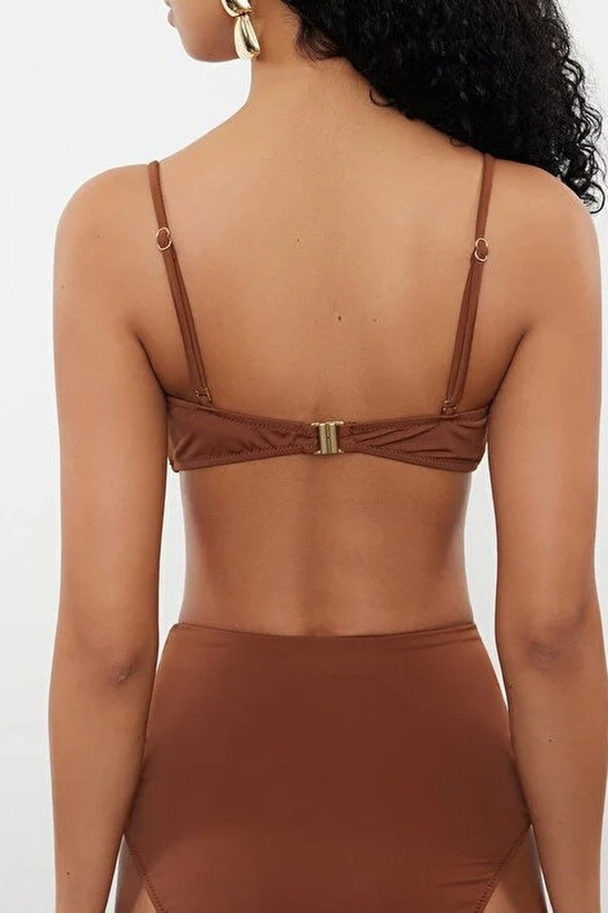 Strapless Covered Bikini Top with Accessories
