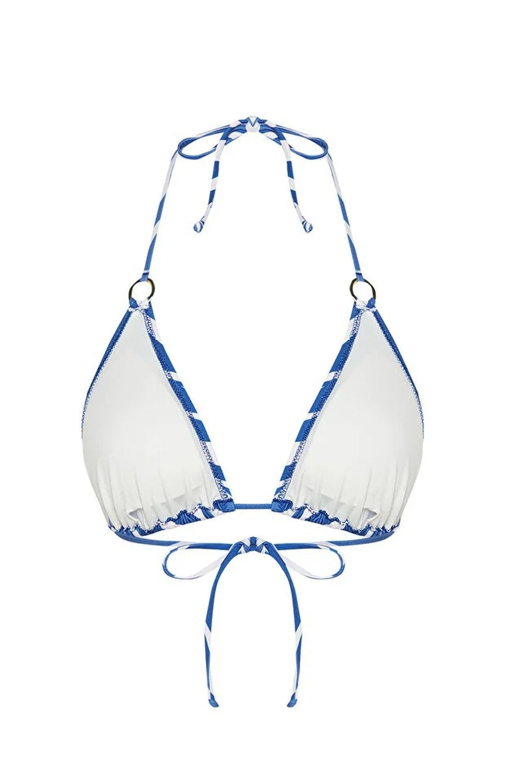 Triangle-Shaped Bikini Top with Accessories