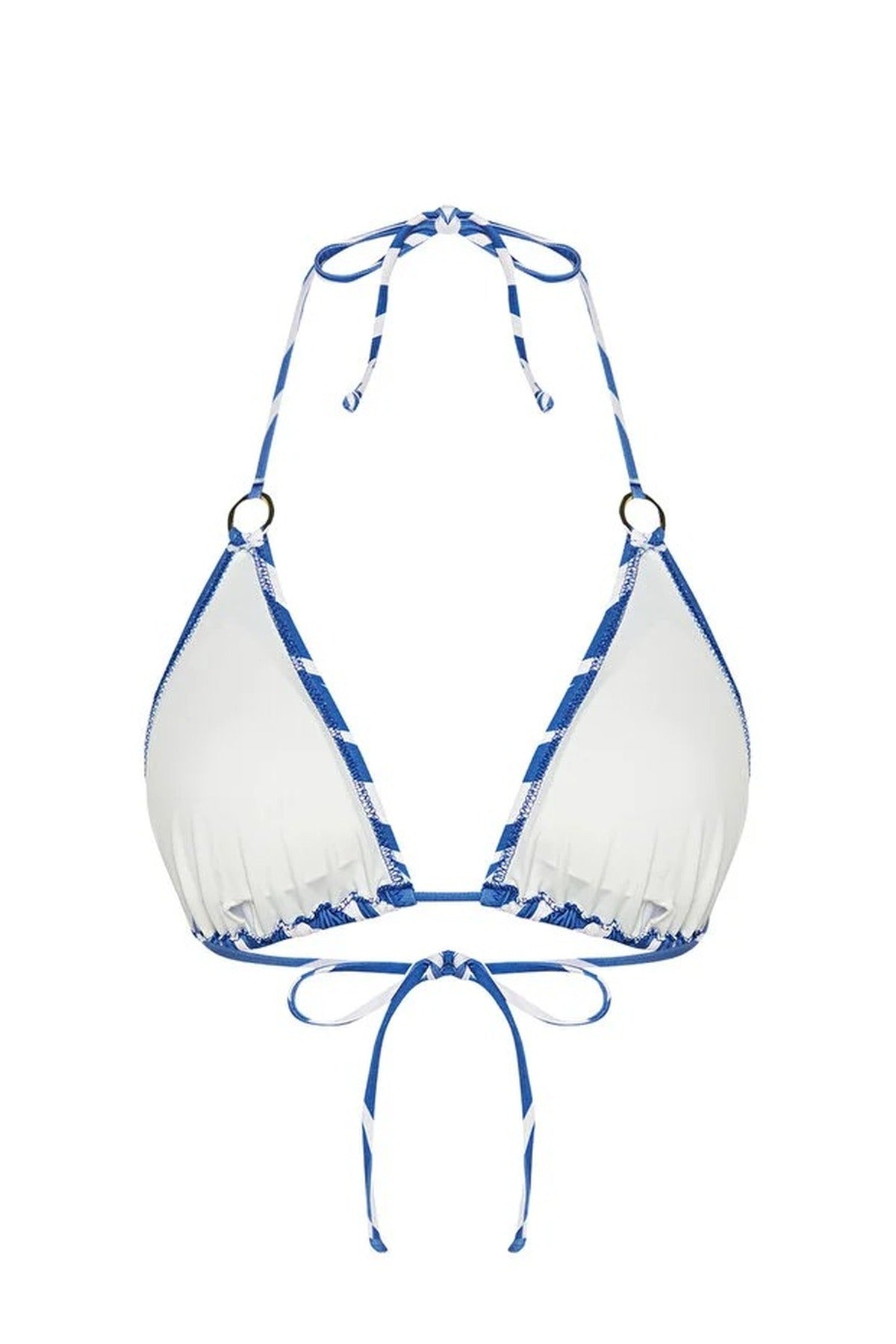 Triangle-Shaped Bikini Top with Accessories