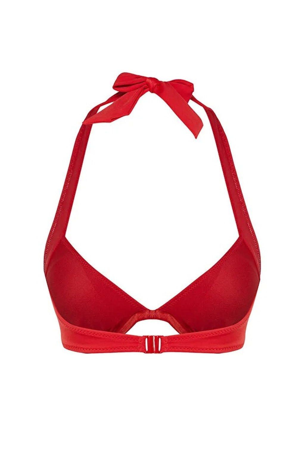 Red V-Wire Balconette Padded Basic Bikini Top