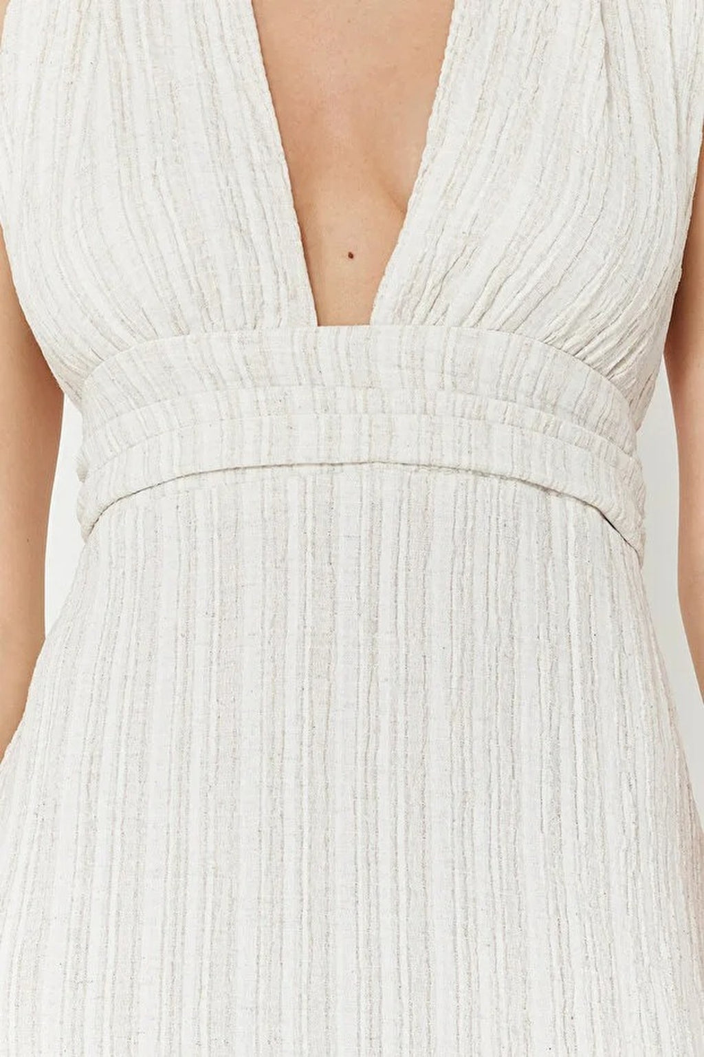 Woven Backless Maxi Beach Dress