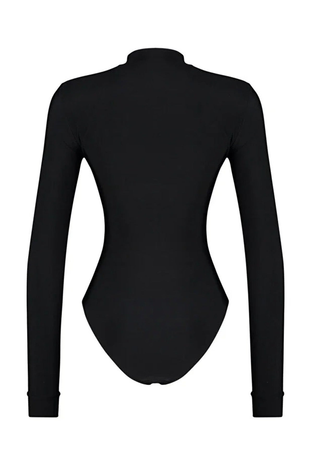 Quick-Drying Fabric Zip-Up Surfer-Style Hipster Swimsuit