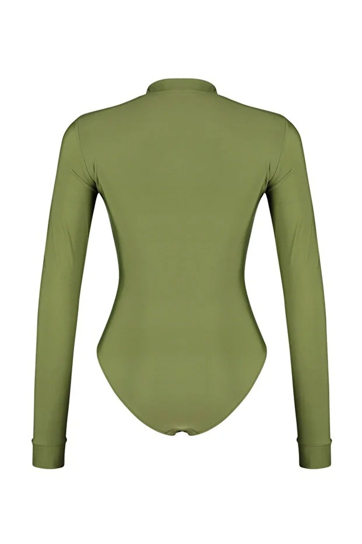 Quick-Drying Fabric Zip-Up Surfer-Style Hipster Swimsuit