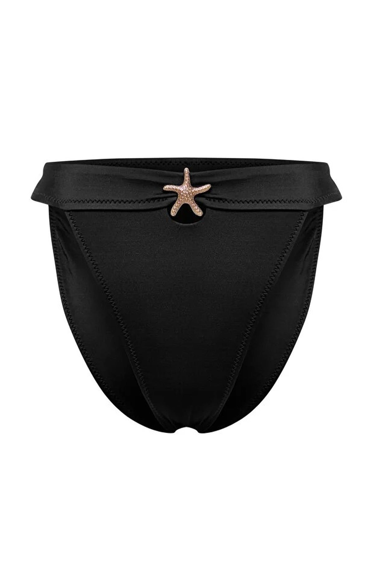 High-Waisted Bikini Bottom with Accessorie