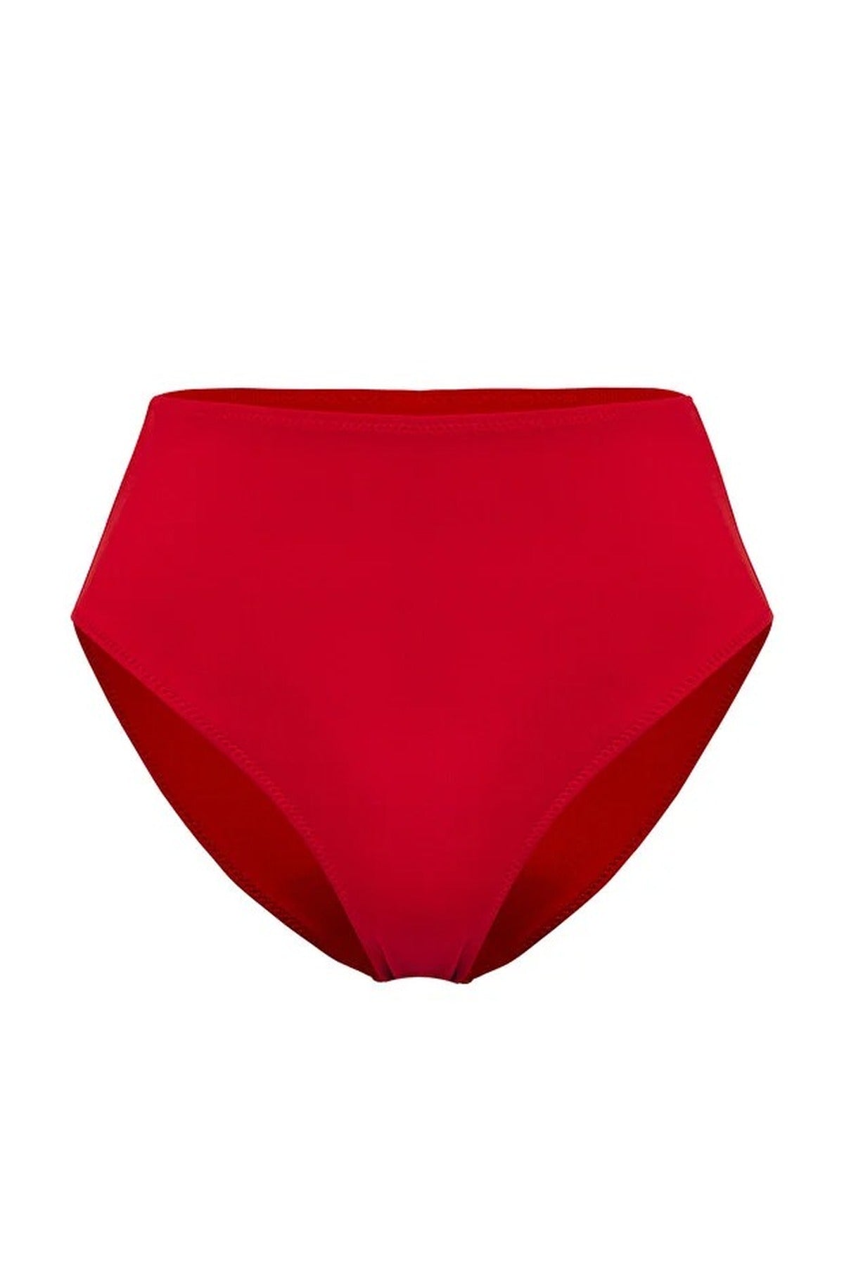 High Waist Hipster Basic Bikini Bottom