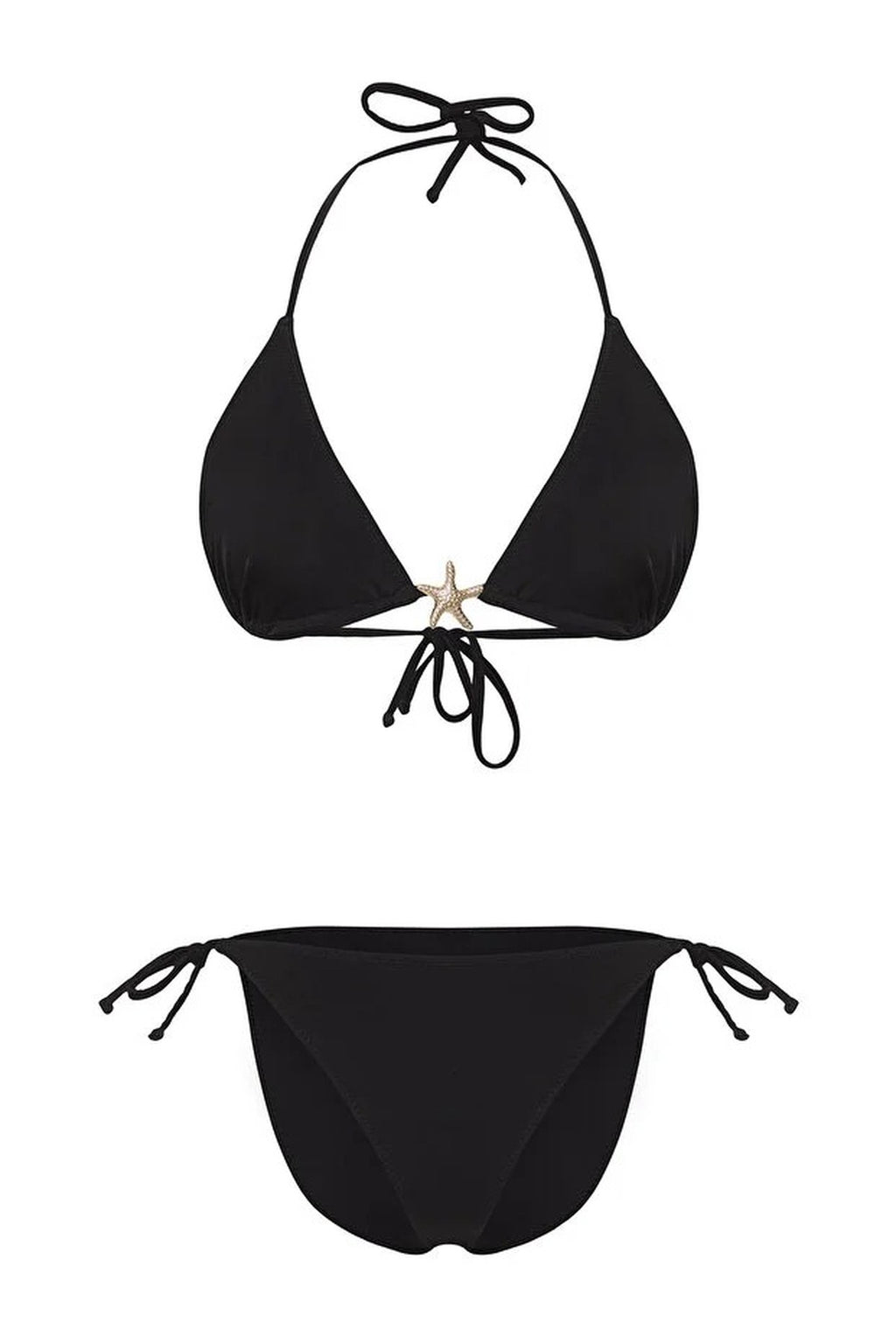 Triangle Covered Premium Star Accessory Regular Bikini Set