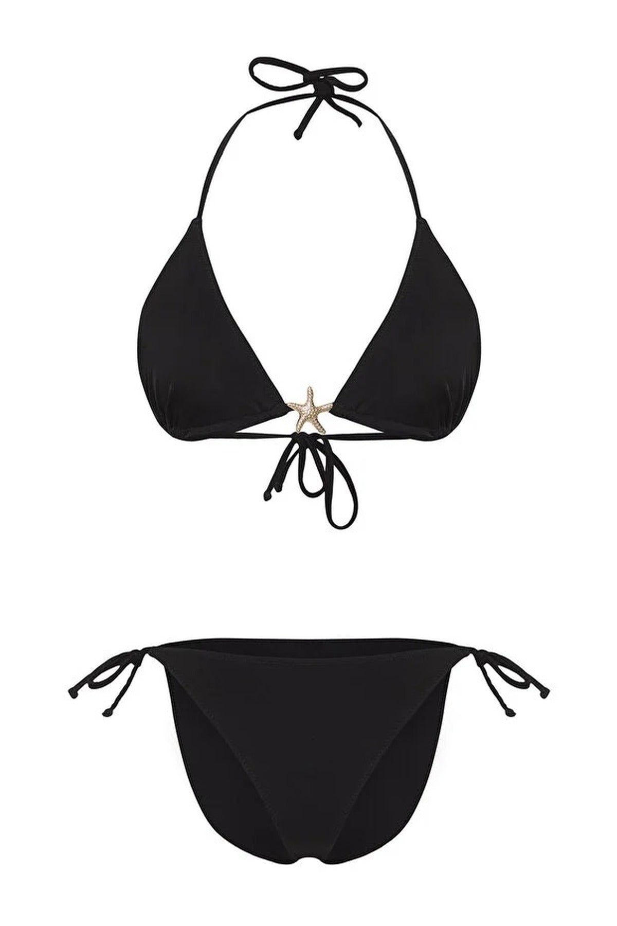 Triangle Covered Premium Star Accessory Regular Bikini Set