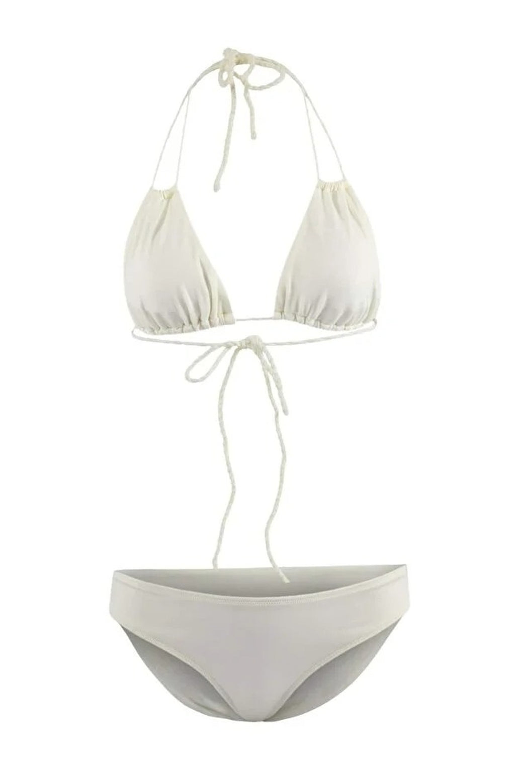 Tunnel Triangle Covered Regular Waist Bikini Set