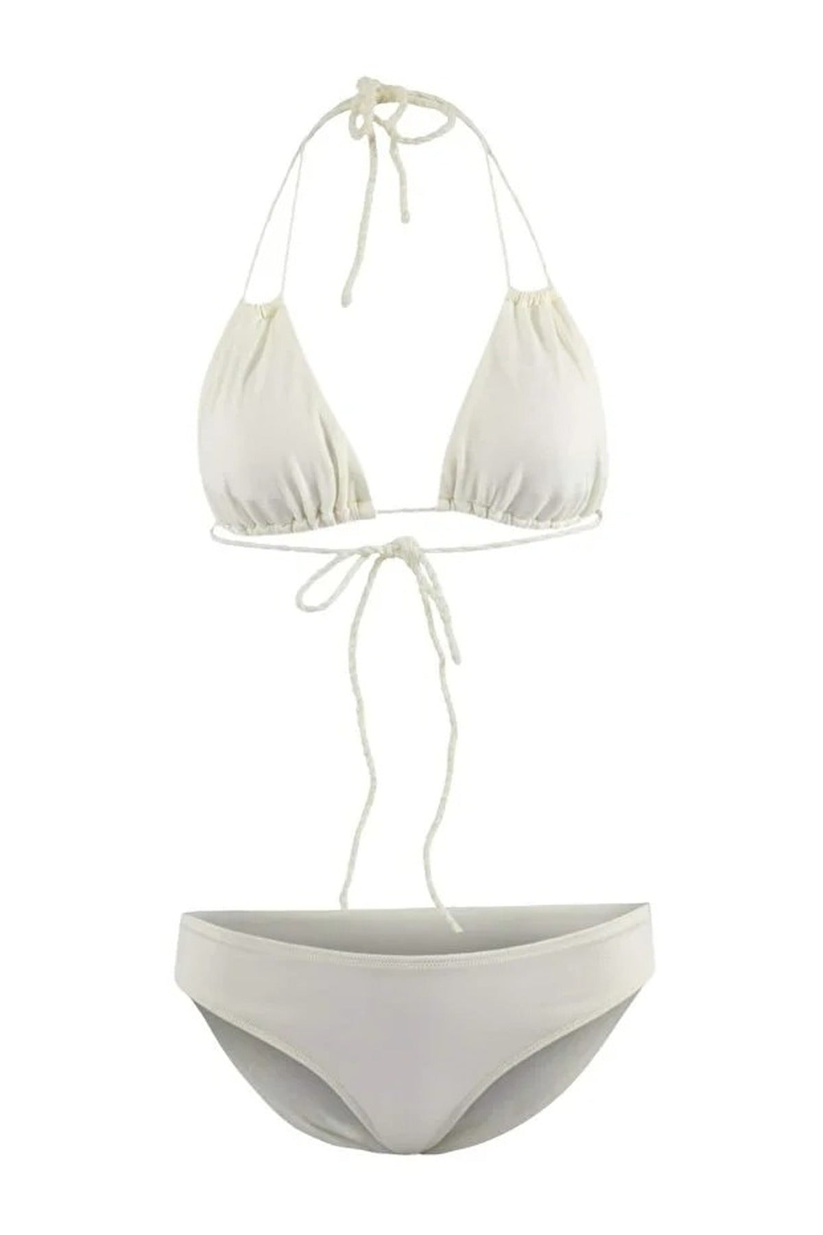 Tunnel Triangle Covered Regular Waist Bikini Set