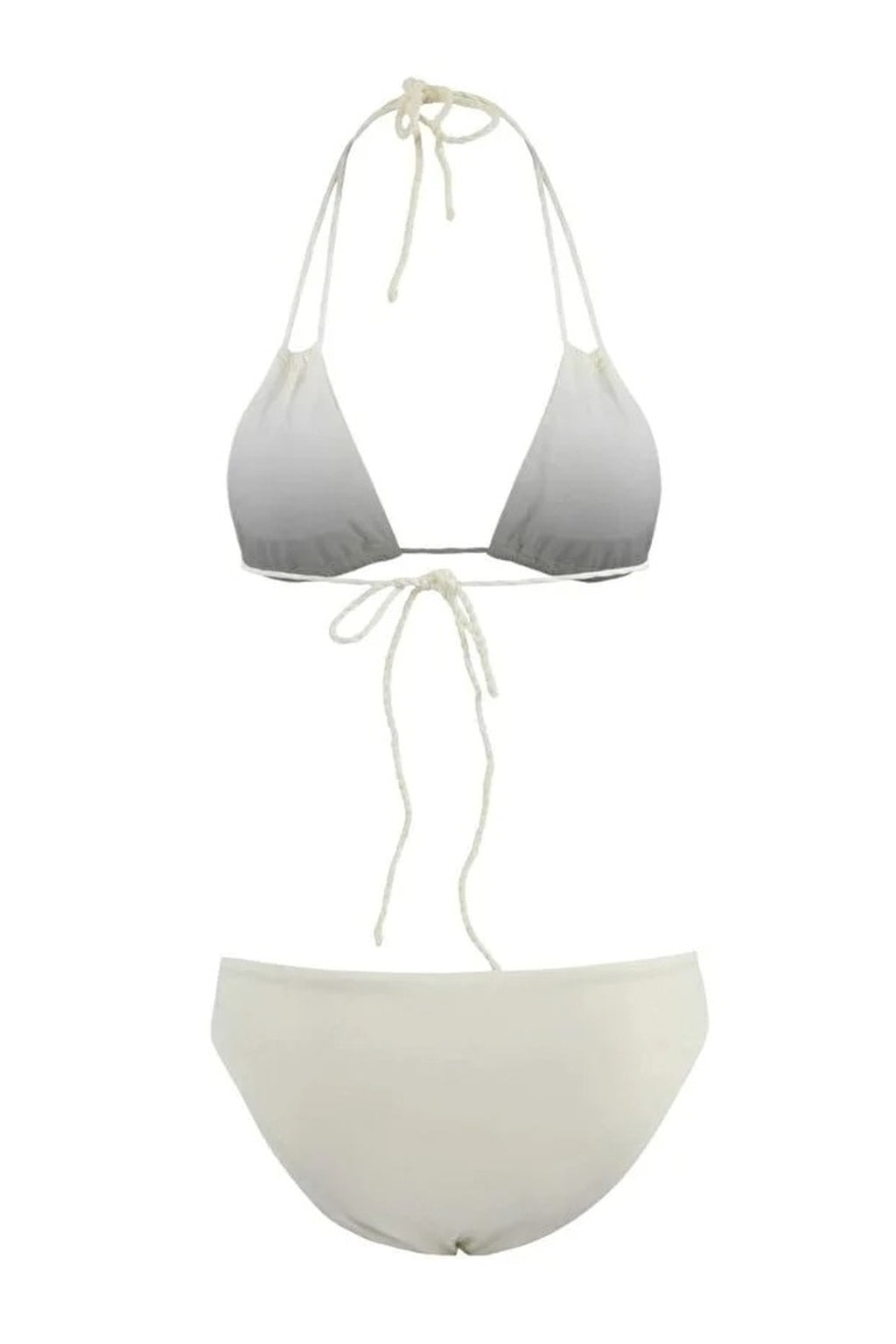 Tunnel Triangle Covered Regular Waist Bikini Set