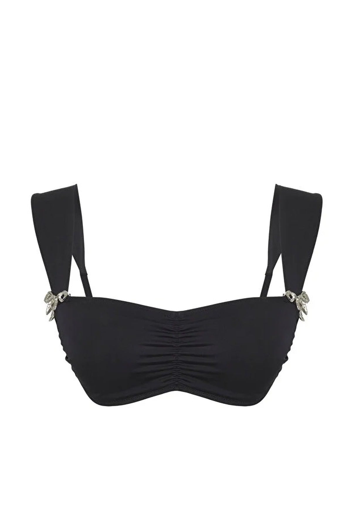 Bralette Covered Bikini Top with Accessories