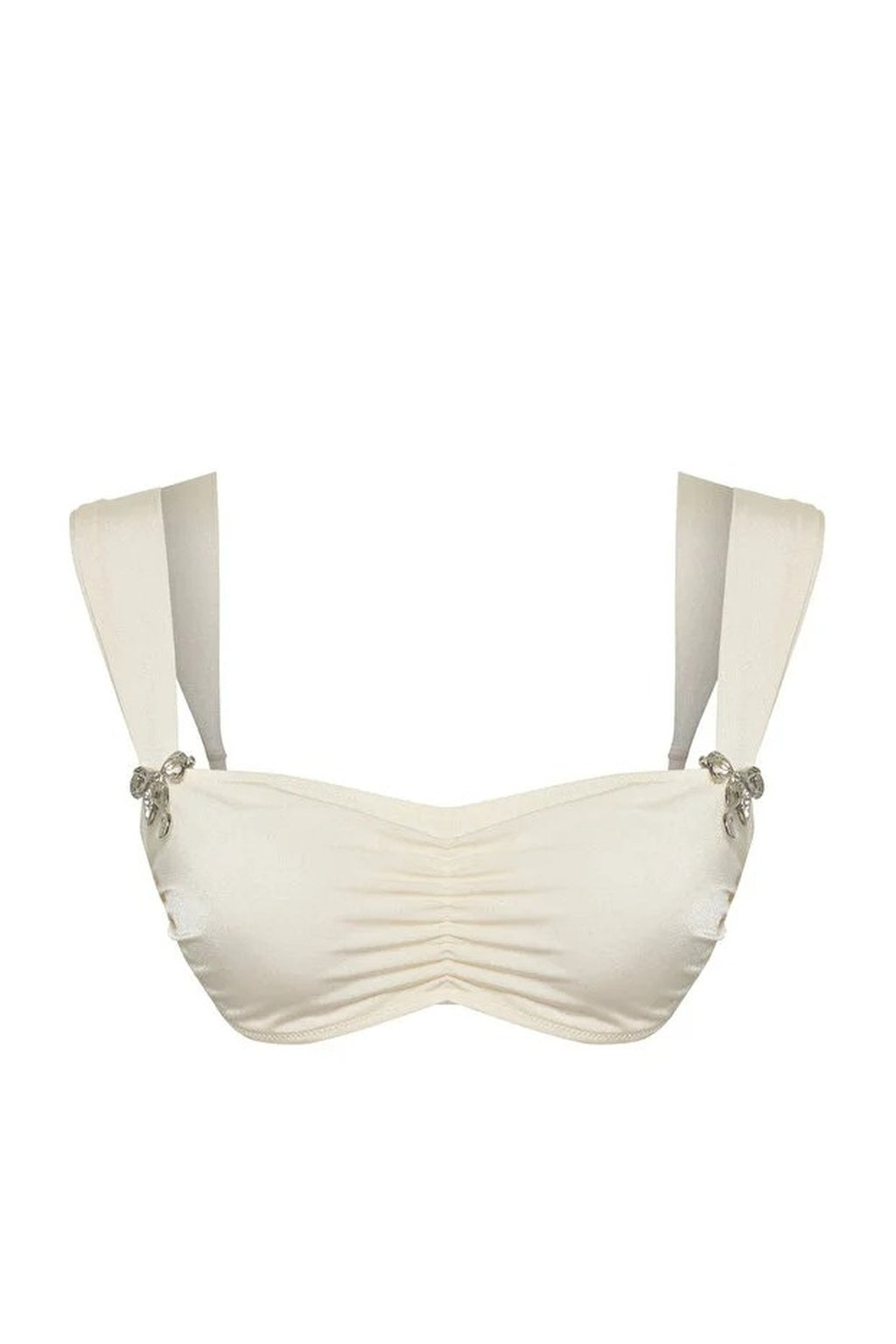 Bralette Covered Bikini Top with Accessories