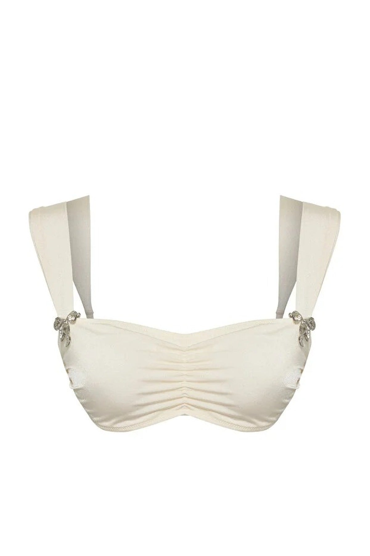 Bralette Covered Bikini Top with Accessories