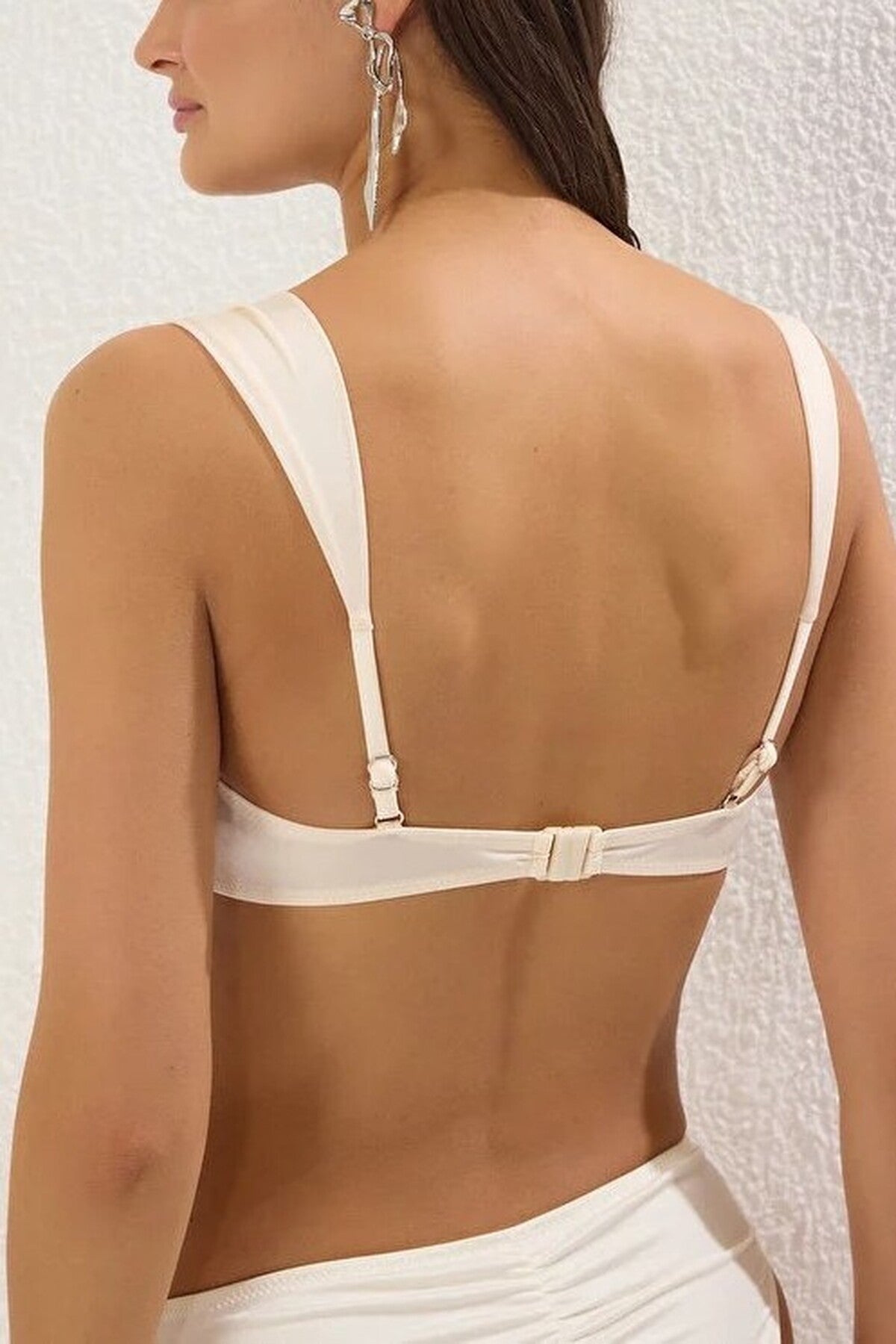 Bralette Covered Bikini Top with Accessories