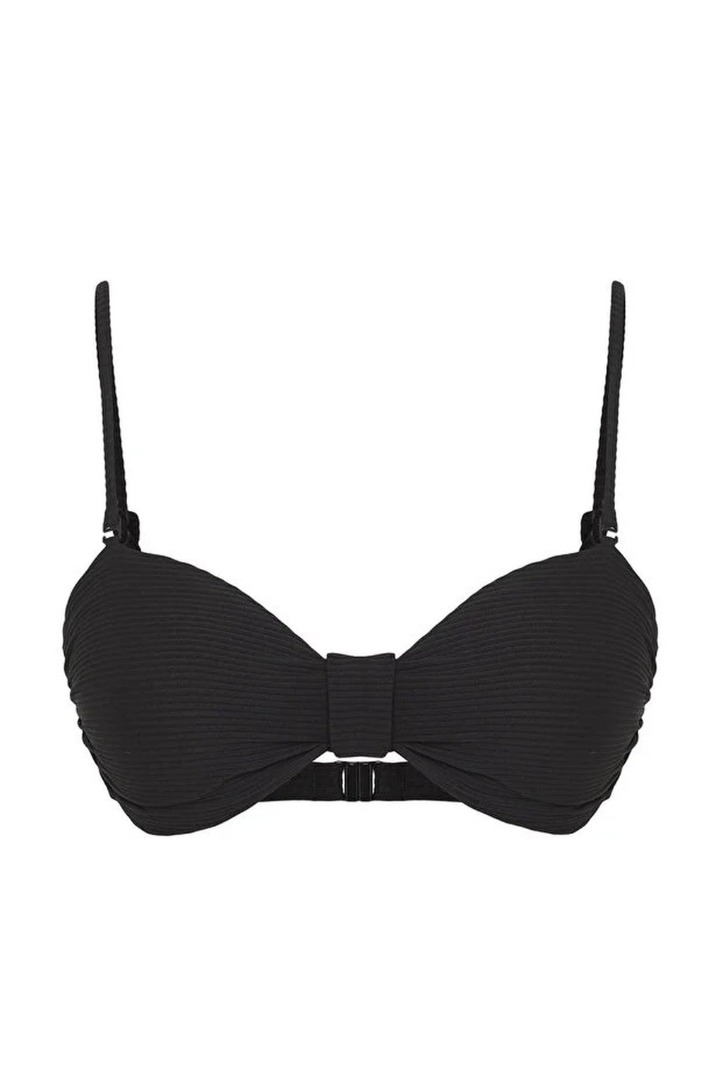 Knotted Strapless Covered Bikini Top