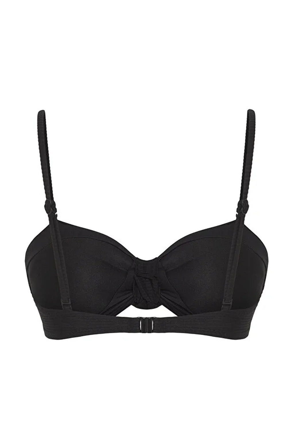 Knotted Strapless Covered Bikini Top