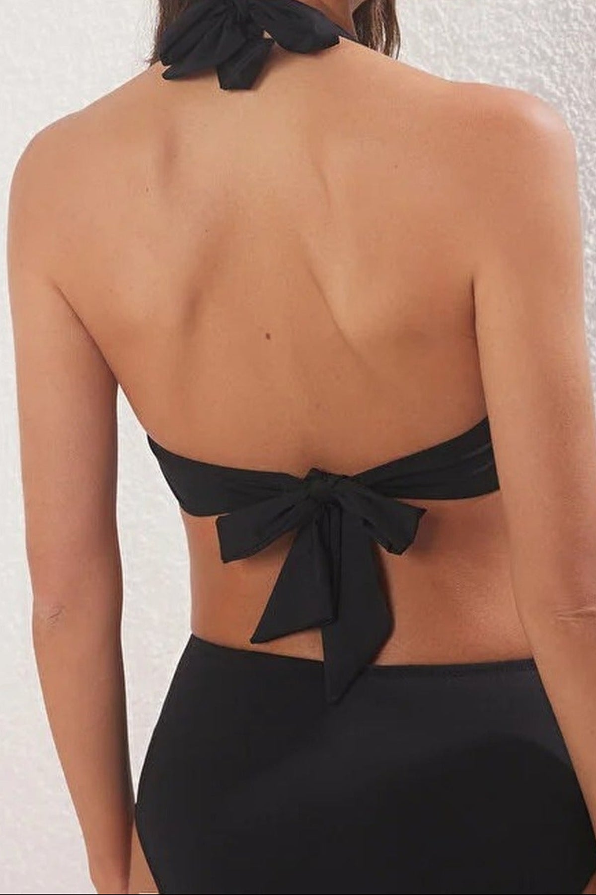 Ruched Triangle Covered Bikini Top