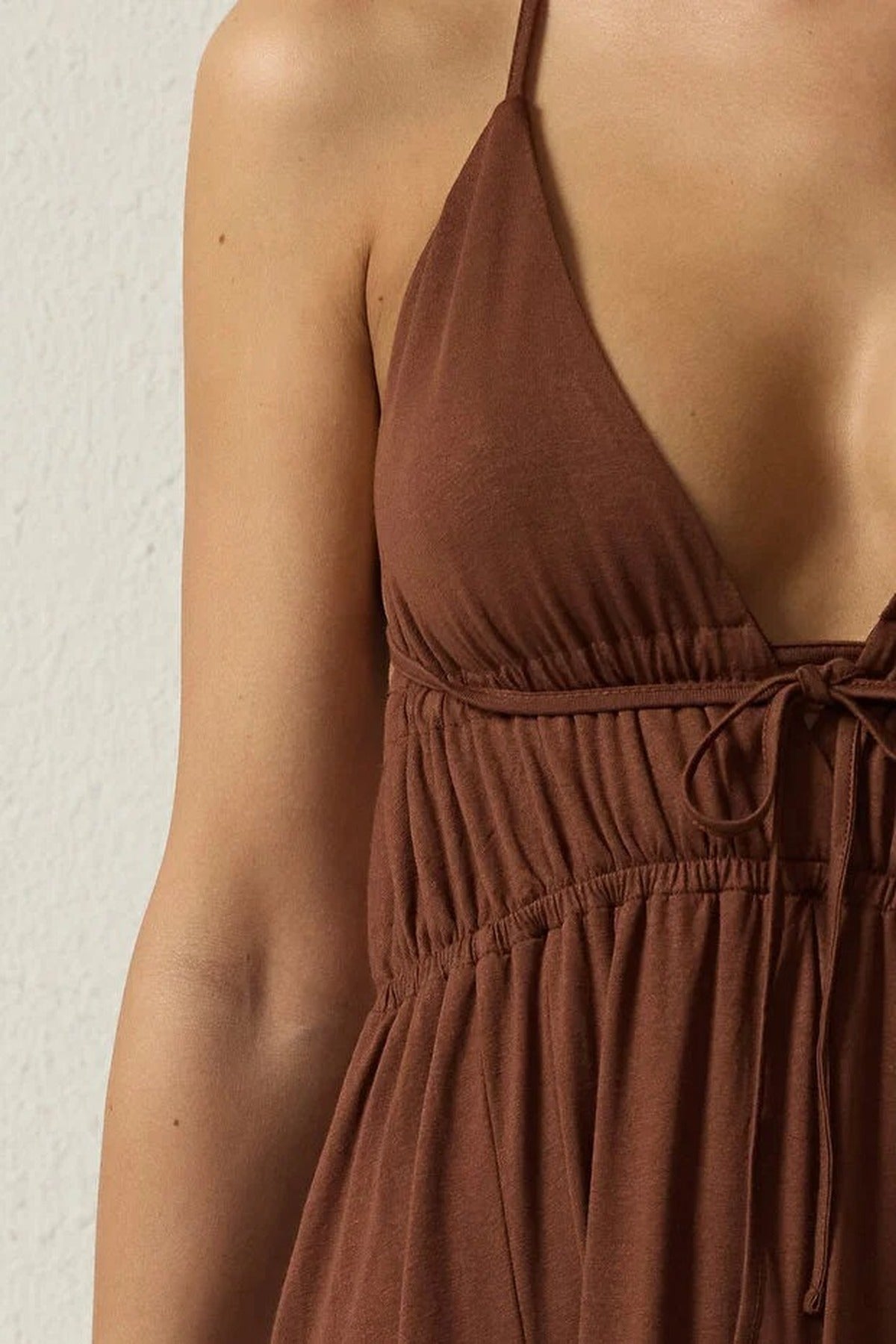 Woven Backless Maxi Beach Dress