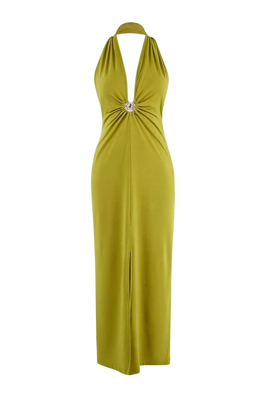 Knitted Maxi Beach Dress with Accessory Details