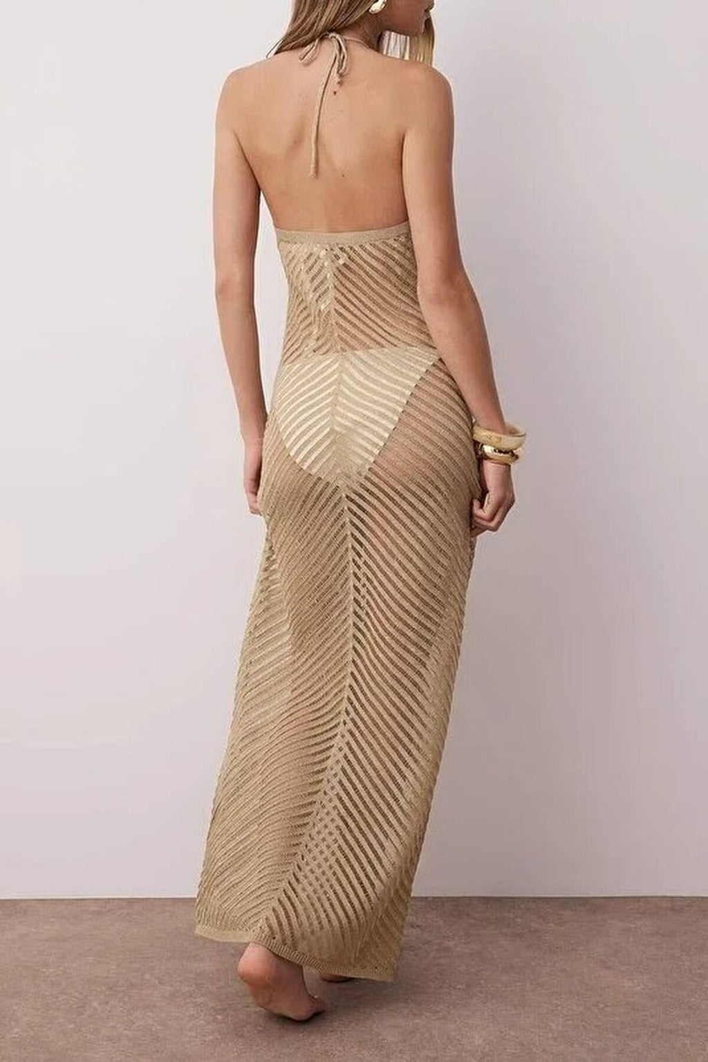 Knit Maxi Beach Dress