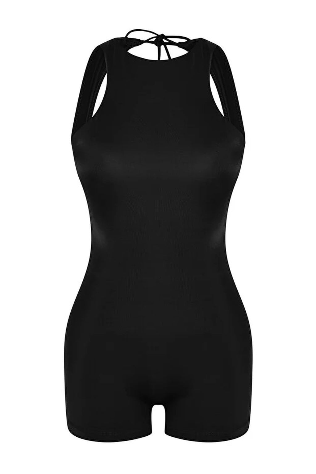 Surfer Style Regular Swim Shorts with Back Detail