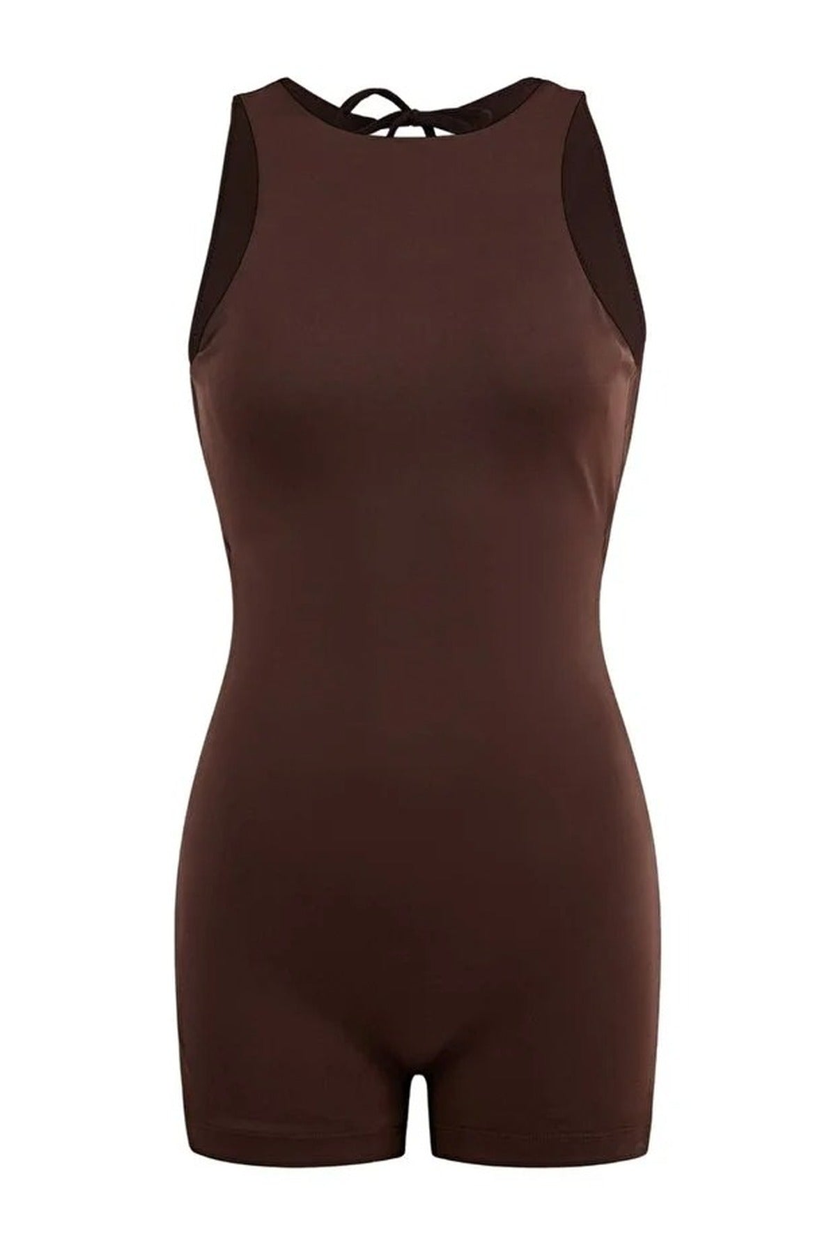 Surfer Style Regular Swim Shorts with Back Detail