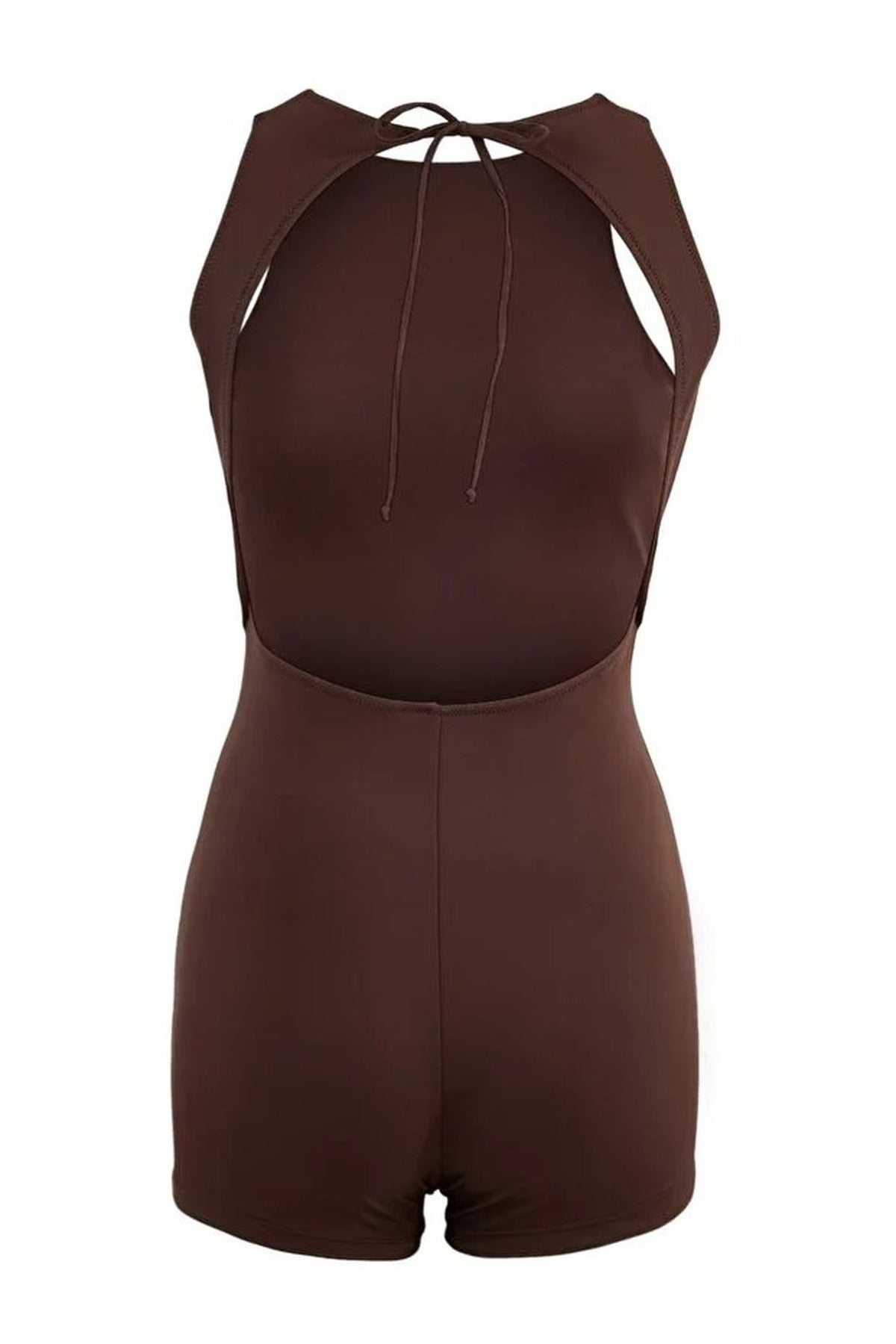 Surfer Style Regular Swim Shorts with Back Detail