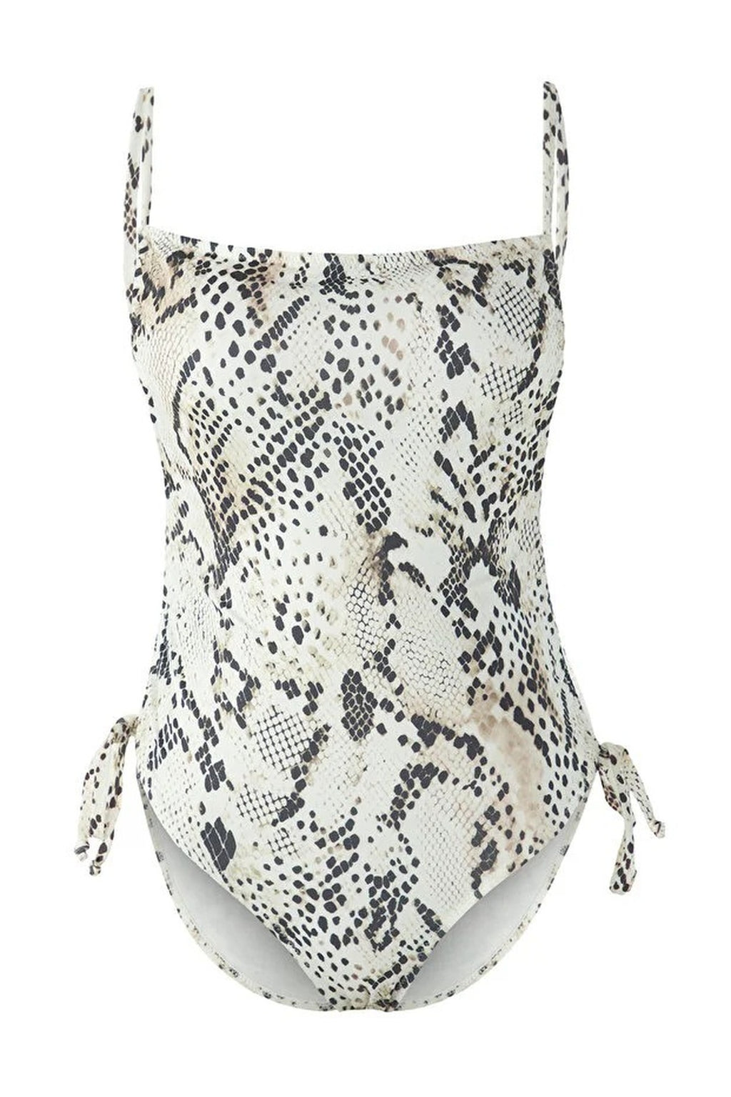 Tunnel Square Neck Covered Brazilian Swimsuit