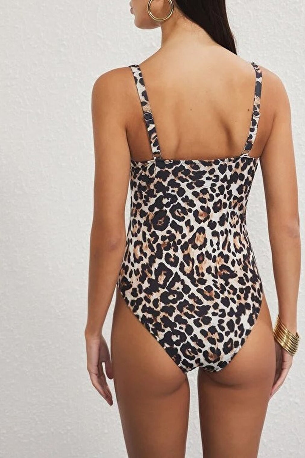 Draped Balconette Padded Regular Swimsuit