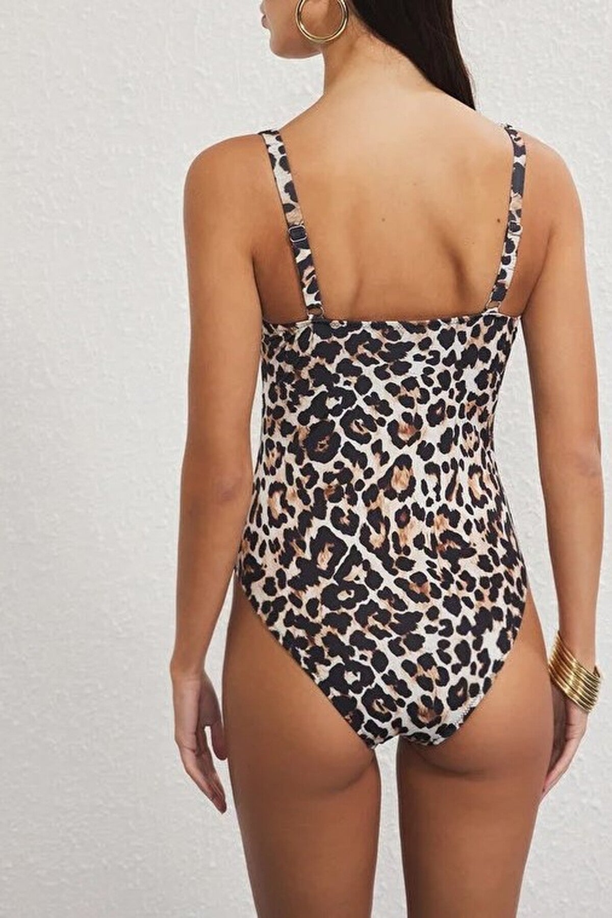 Draped Balconette Padded Regular Swimsuit